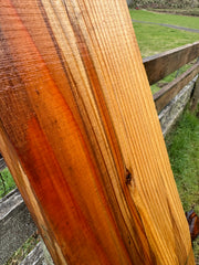 Giant Sequoia Redwood Slab- 91" x 12" x 3" - Live Edge - Mantel