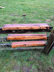 Giant Sequoia Redwood - 35" x 6" x 1.75" - Live Edge - Shelf Boards