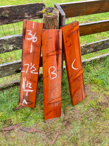 Giant Sequoia Redwood - 36" x 7.5" x 1.5" - Shelf Boards