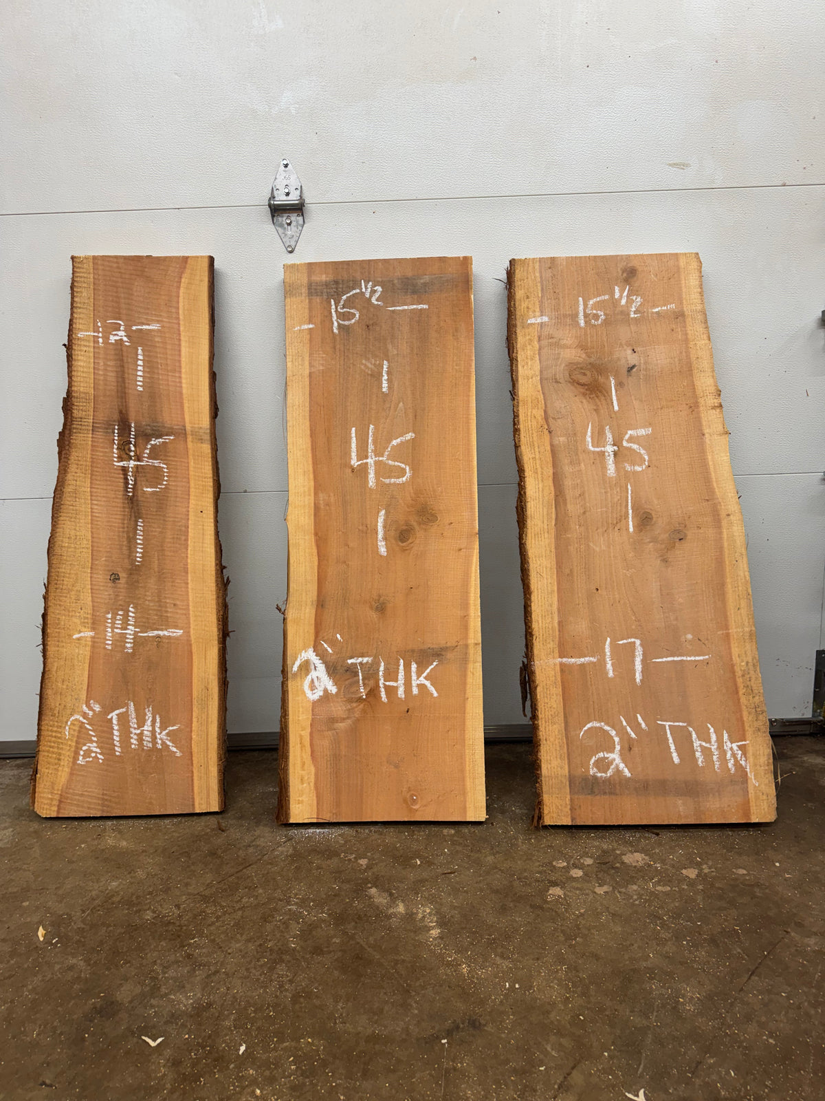 Giant Sequoia Slab Bundle – 3 Pieces – 45" Long