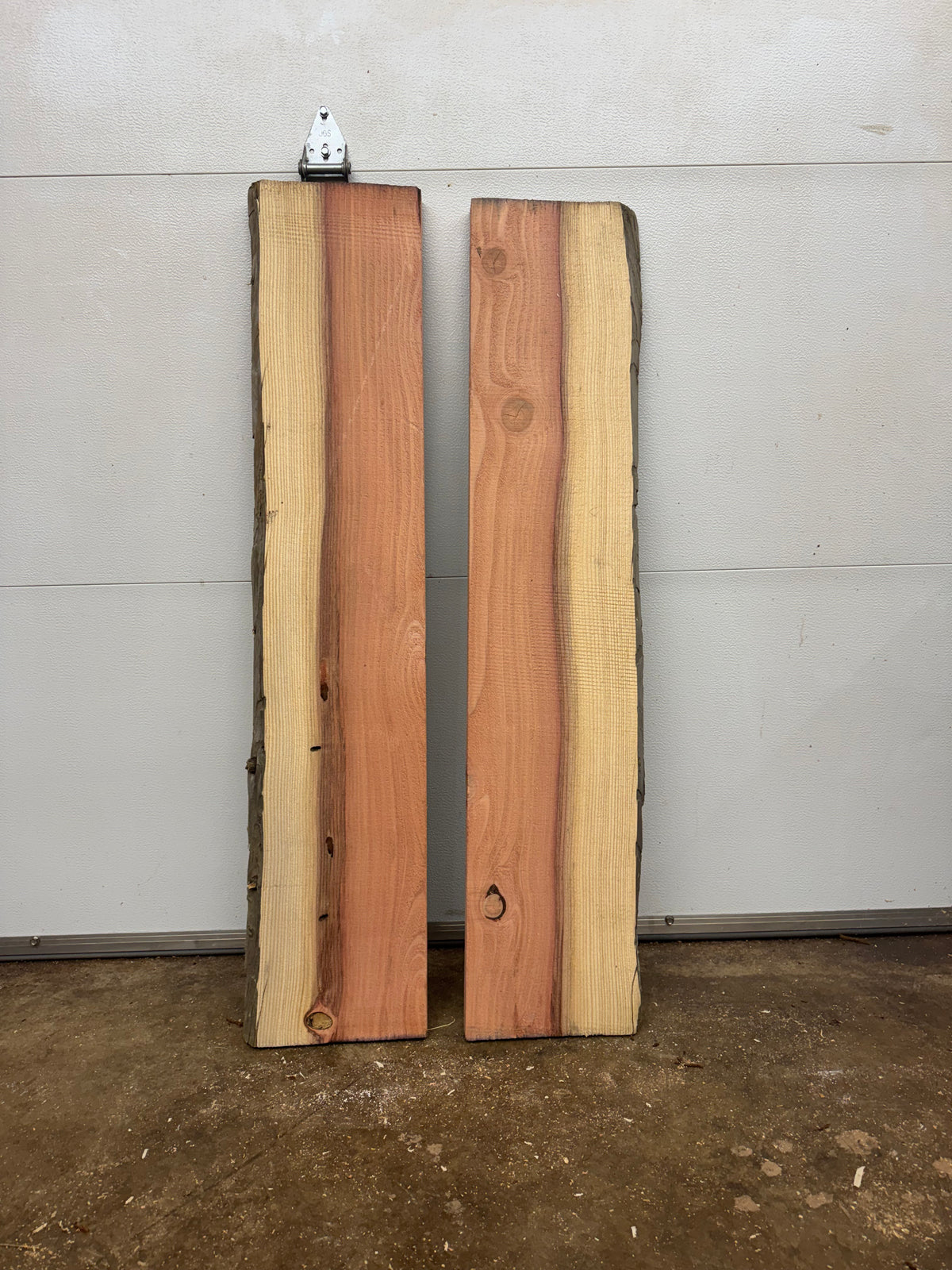 Giant Sequoia Live Edge Board Pair – 48" Long