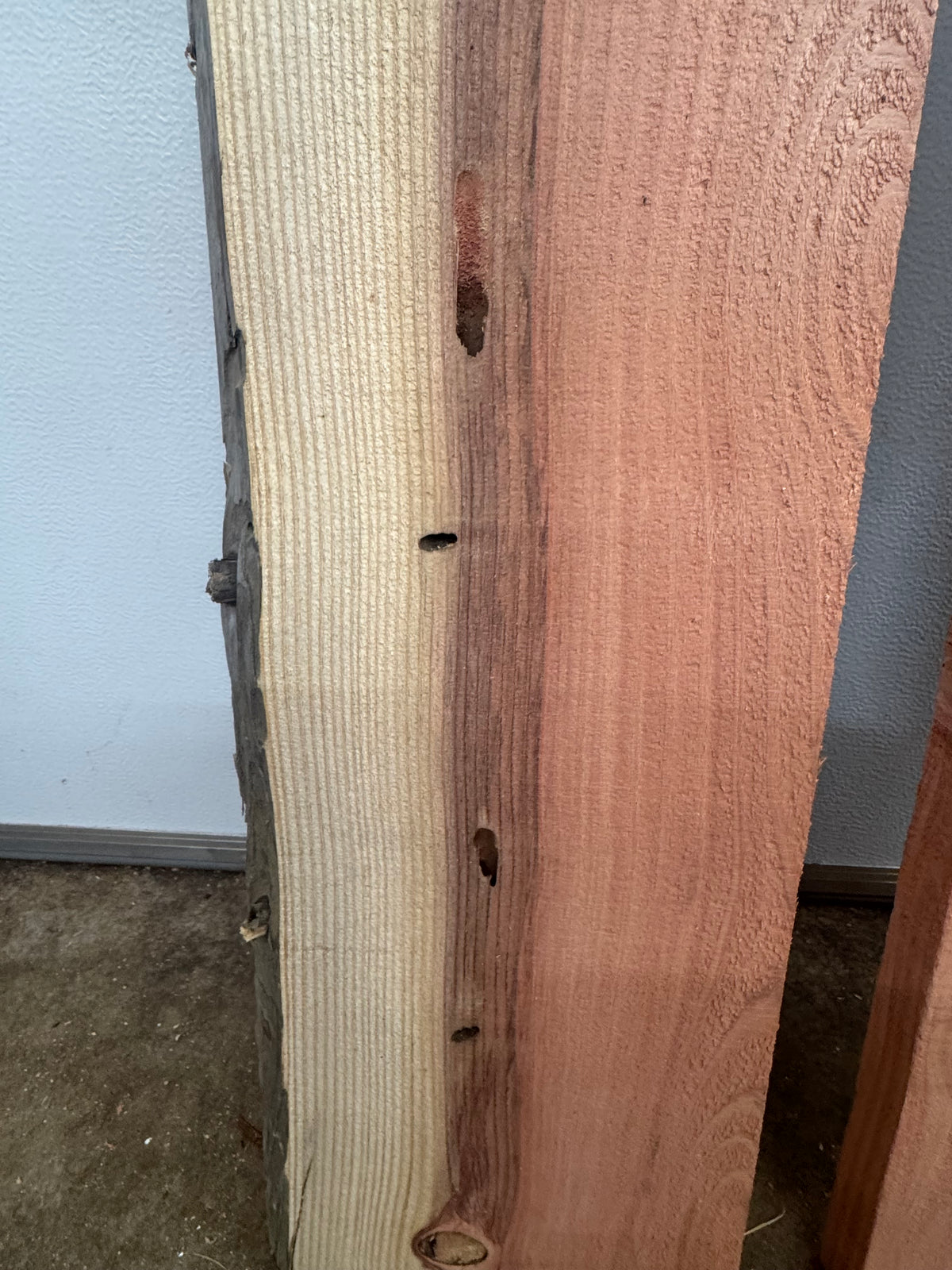 Giant Sequoia Live Edge Board Pair – 48" Long