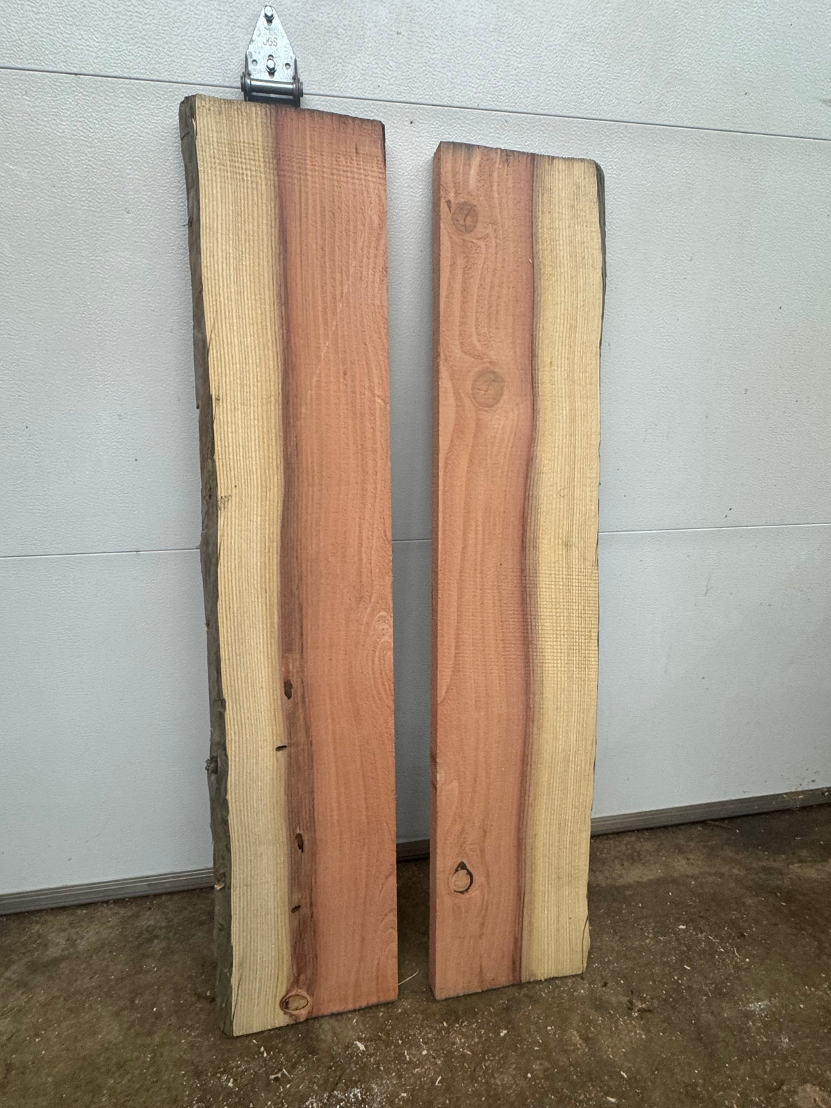 Giant Sequoia Live Edge Board Pair – 48" Long