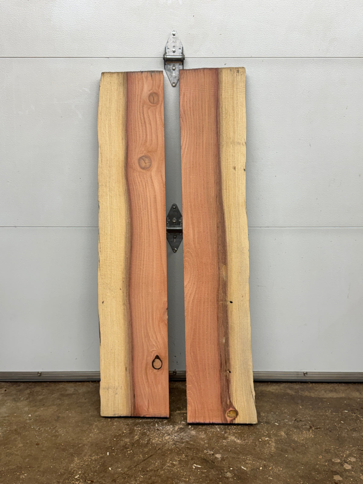 Giant Sequoia Live Edge Board Pair – 47–48" Long