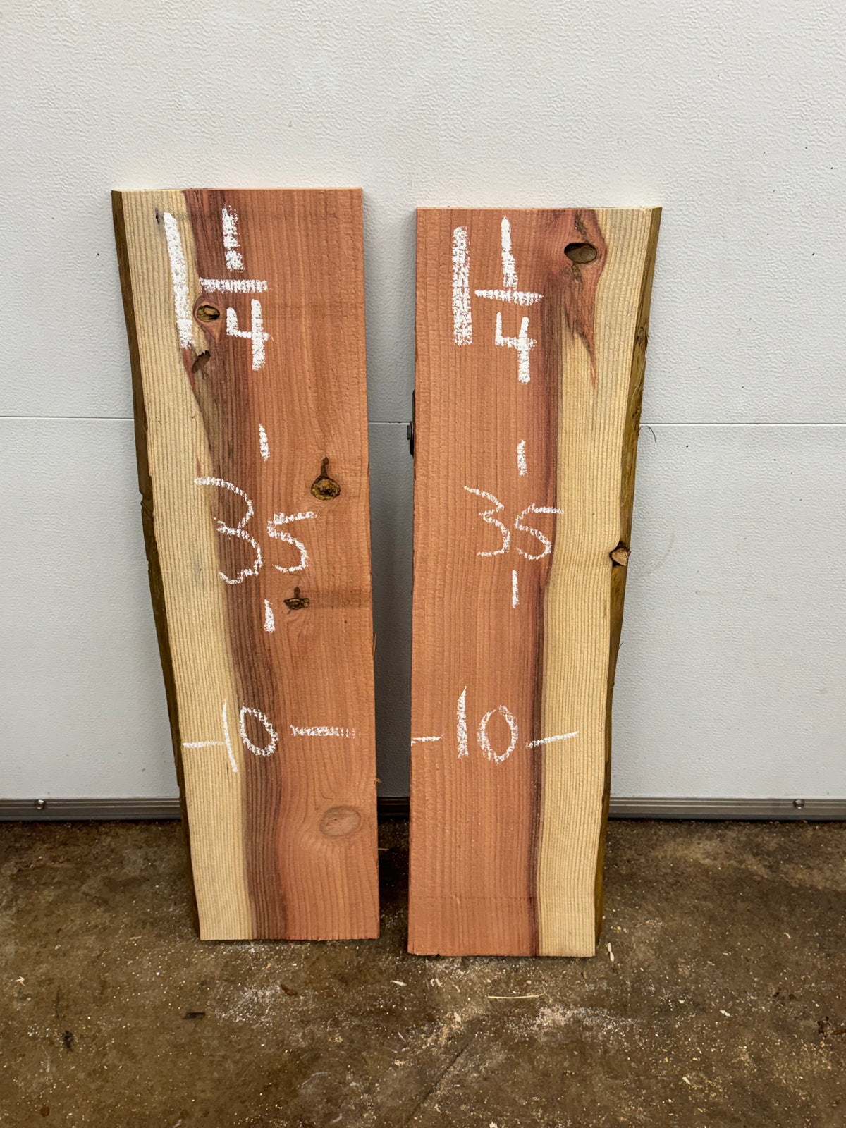 Giant Sequoia Project Board Pair – 35" Long
