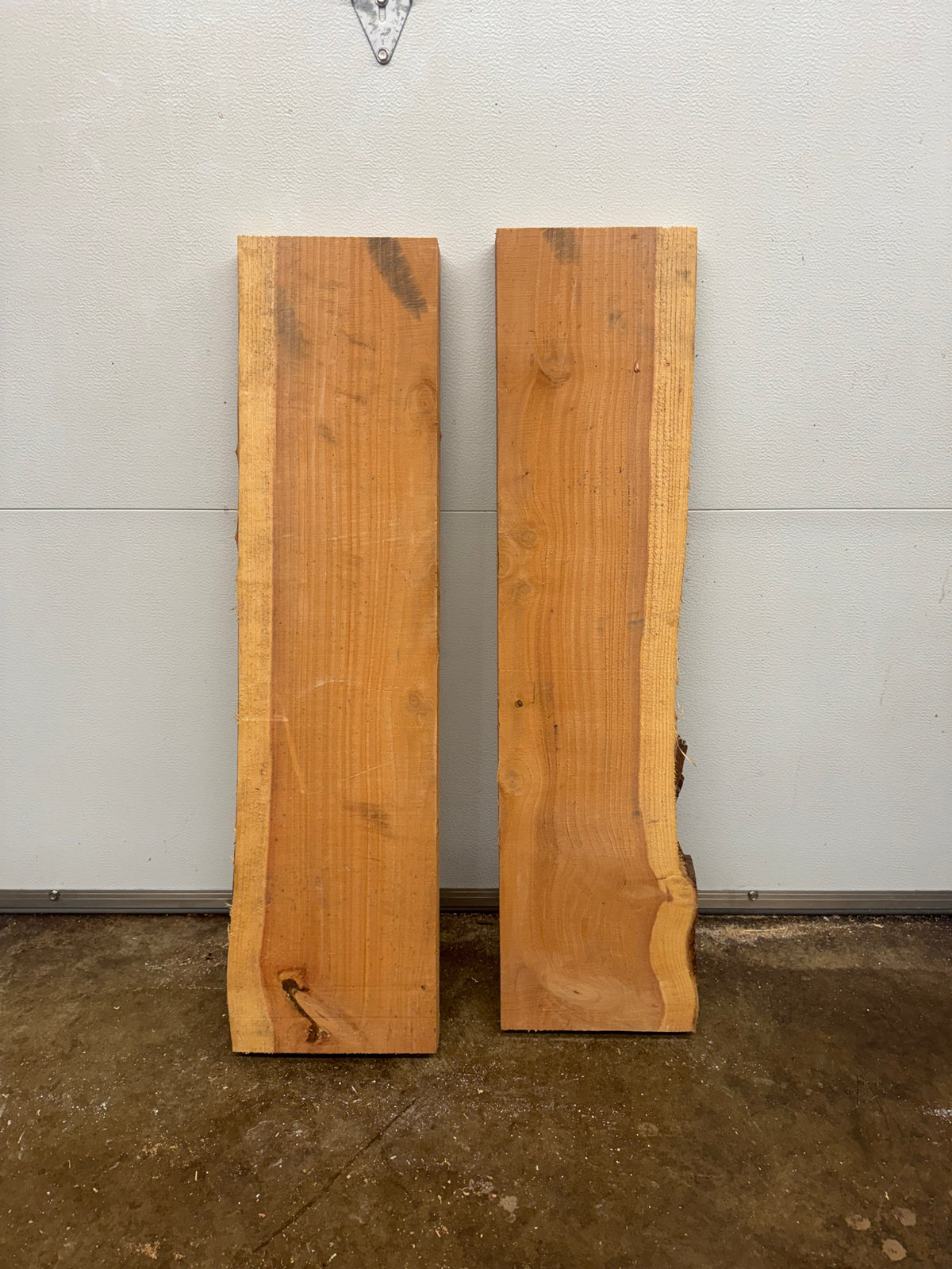 Giant Sequoia Redwood Boards – 2 Piece Set – 38" Long