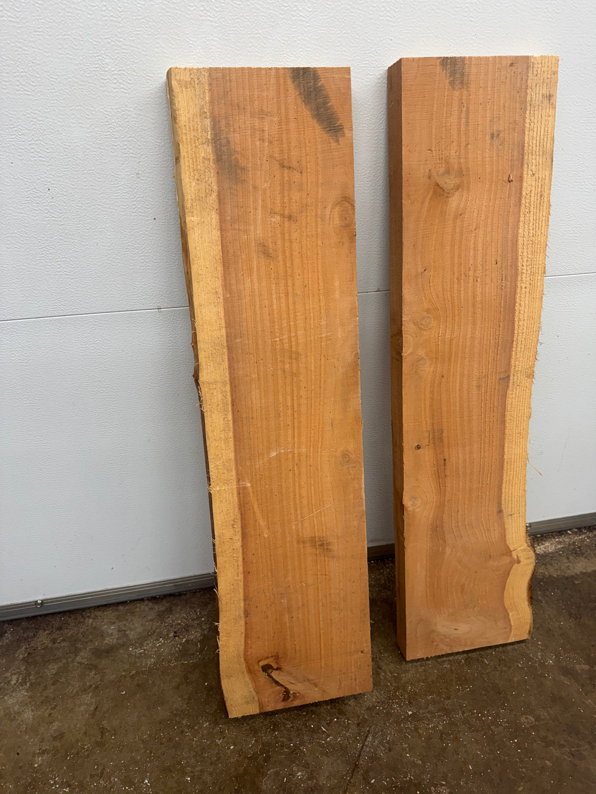 Giant Sequoia Redwood Boards – 2 Piece Set – 38" Long