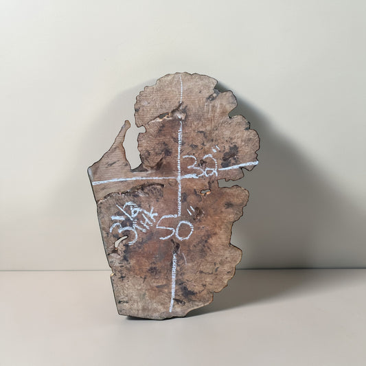 Maple Burl Slab - 50" x 32" x 3.5"