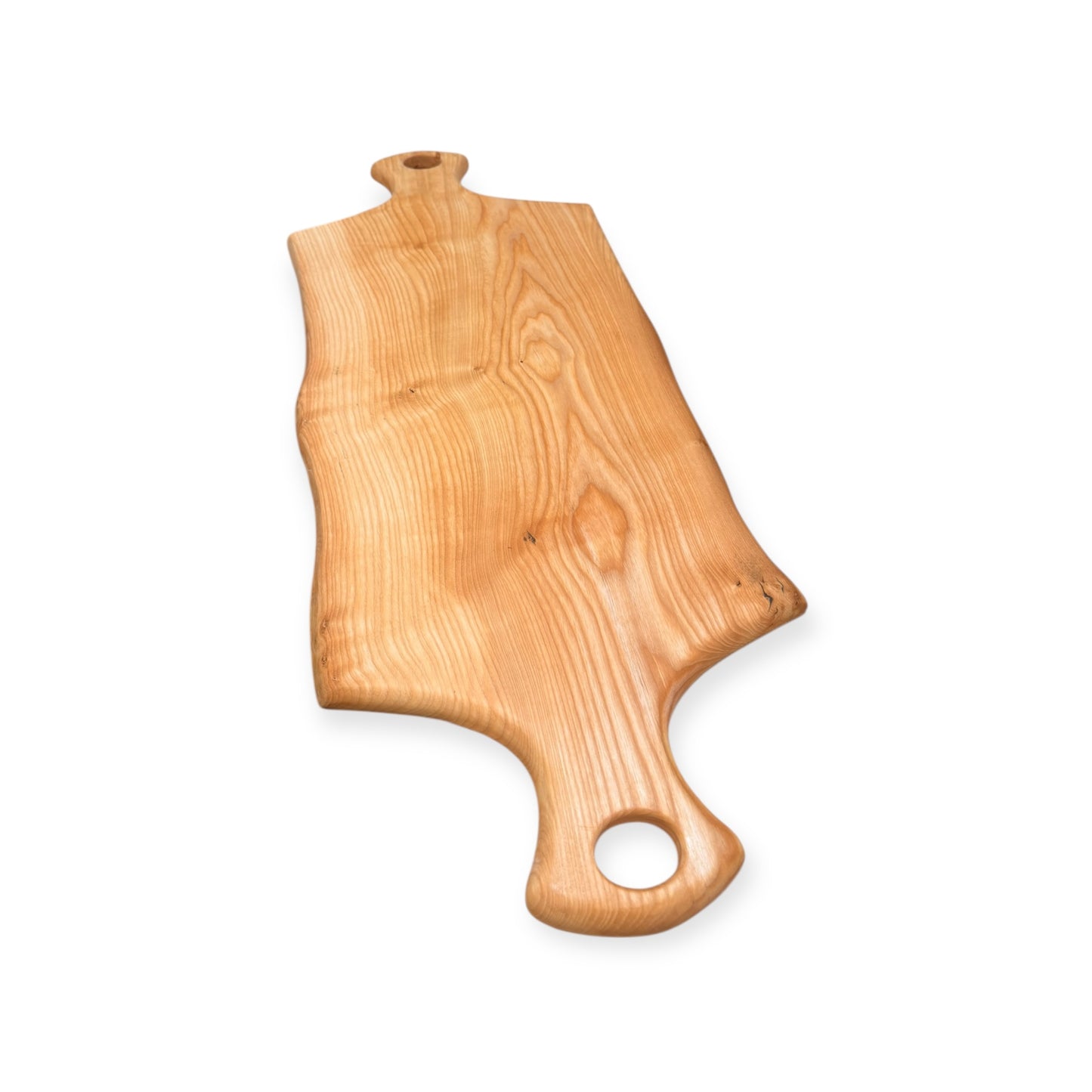 Live Edge Ash Serving Board — 30.5” × 12” × 7/8”