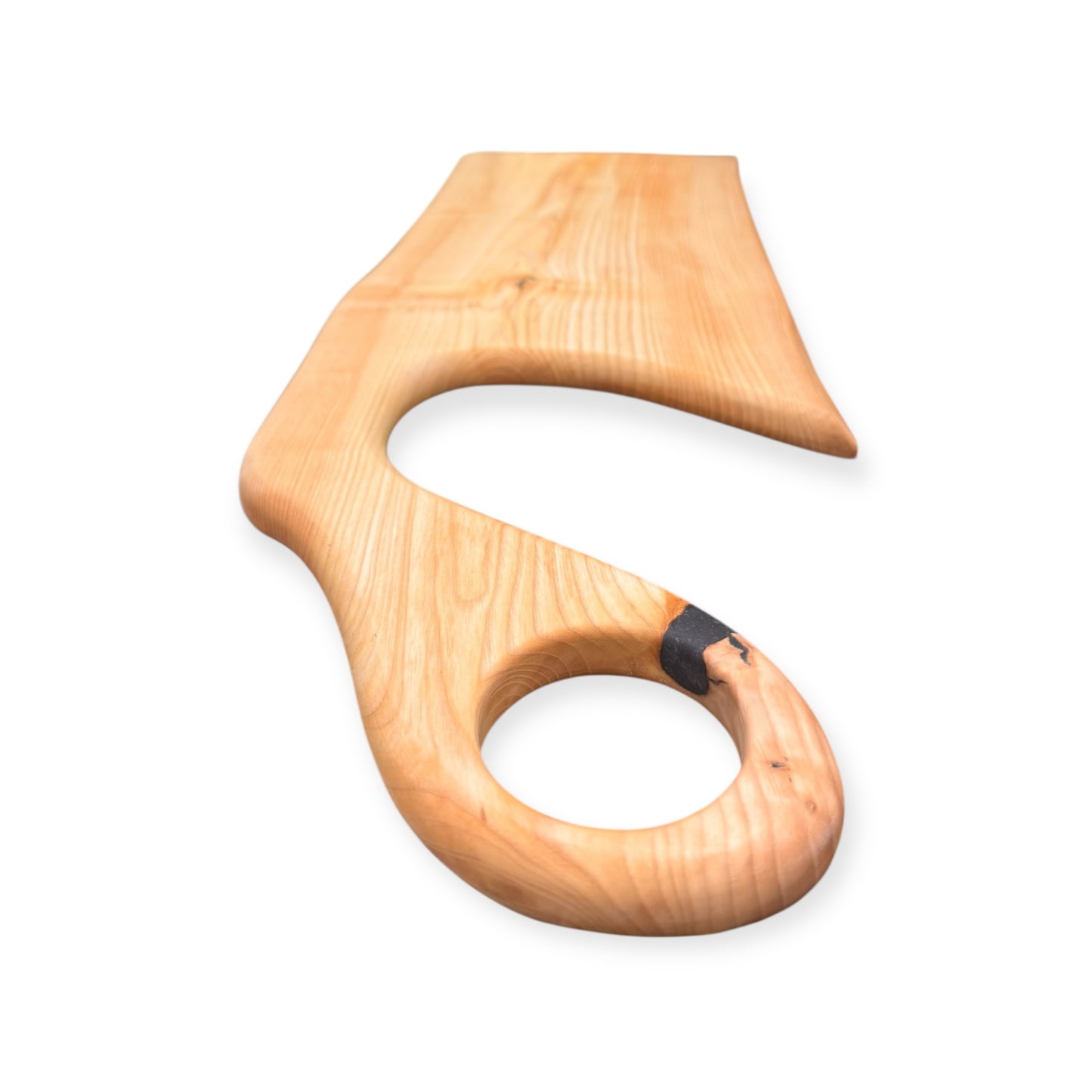 Live Edge Ash Serving Board — 31” × 10” × 7/16”