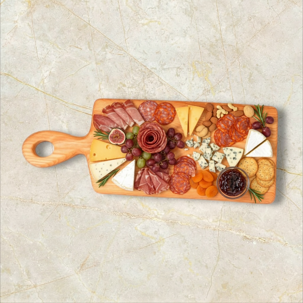 Live Edge Ash Charcuterie Board — 19.5” × 8” × .75”