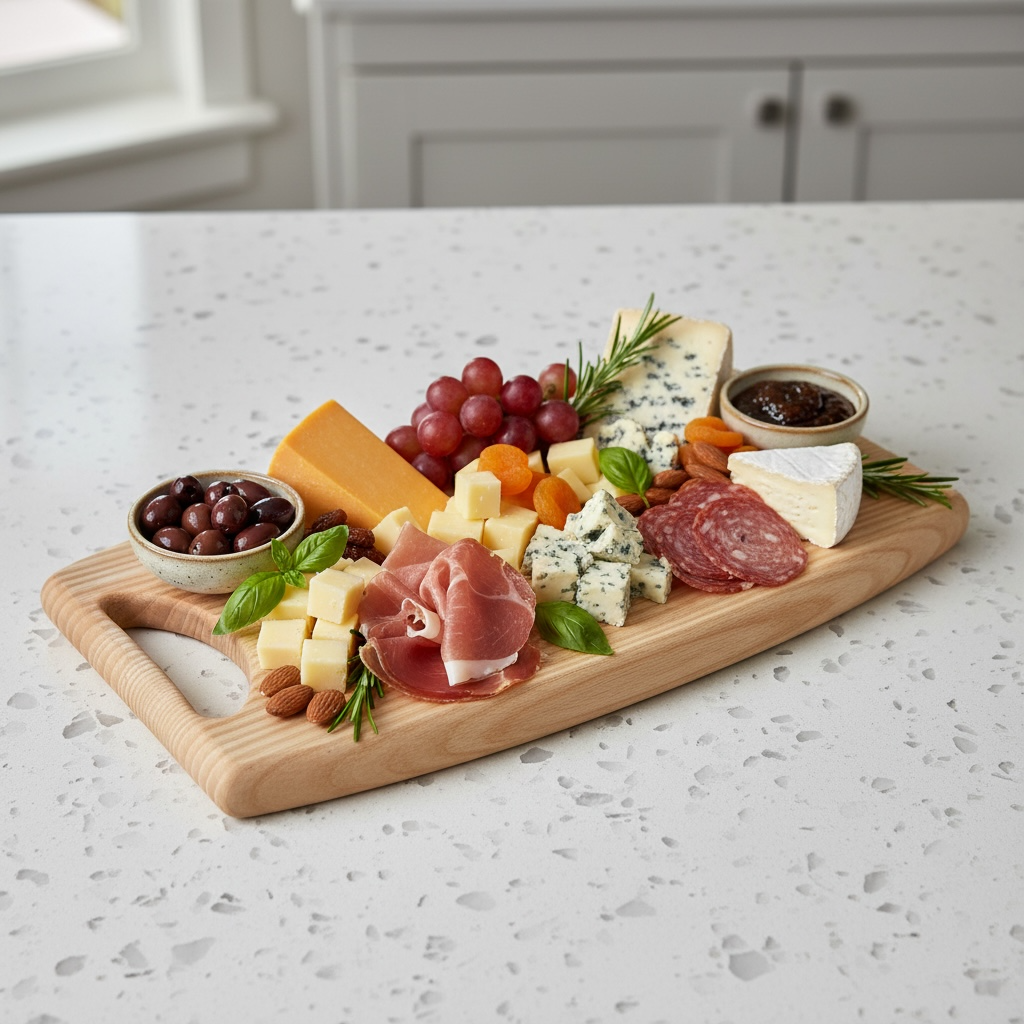 Ash Serving Board — 14” × 7” × 5/8”