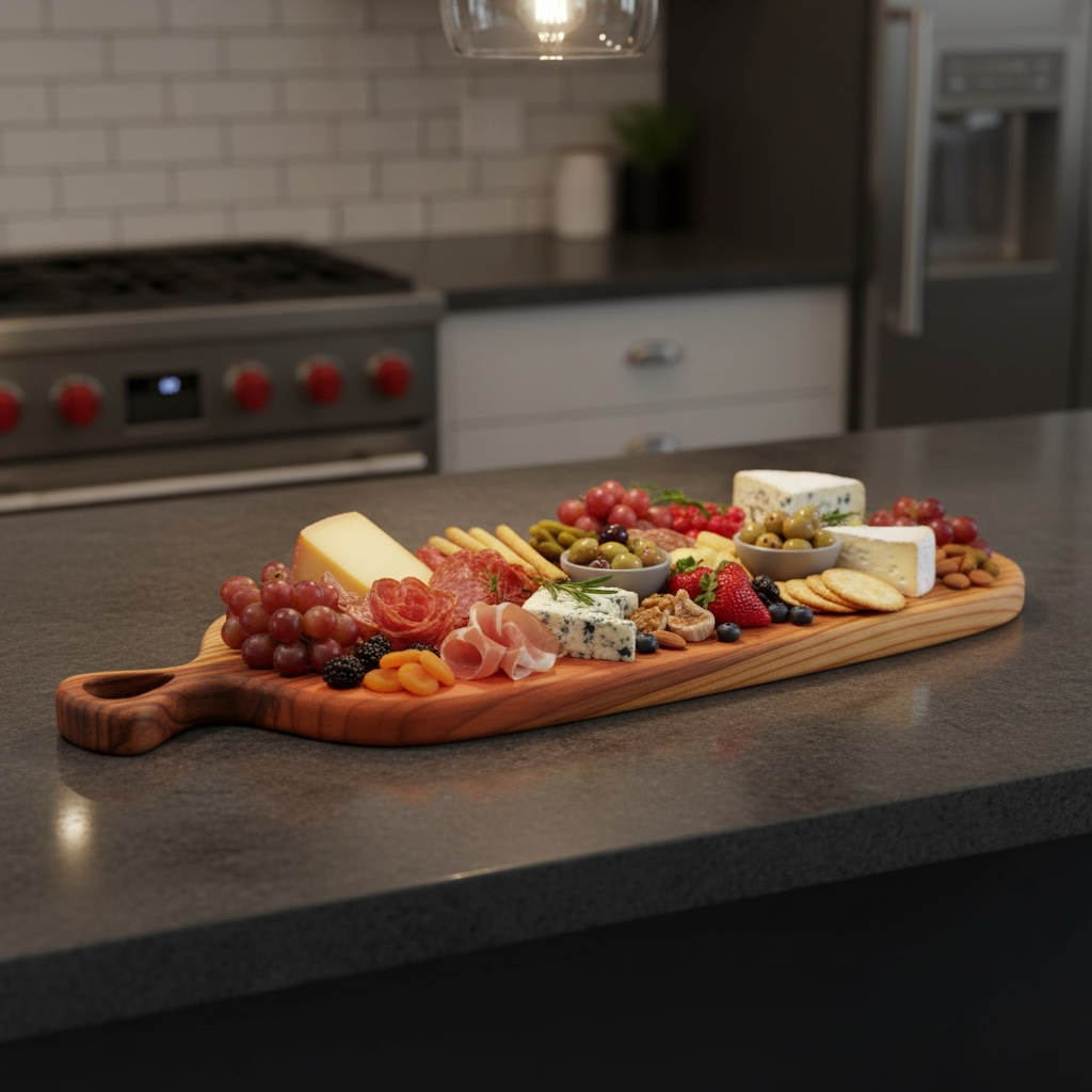 Giant Sequoia Redwood Serving Board — 33.5” × 12” × 1.25”