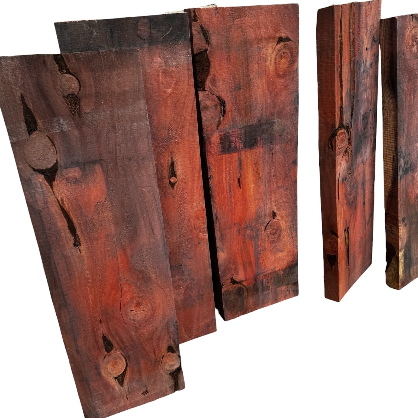 Giant Sequoia Redwood Slab Bundle | 7 Pieces | 35" Craft Boards