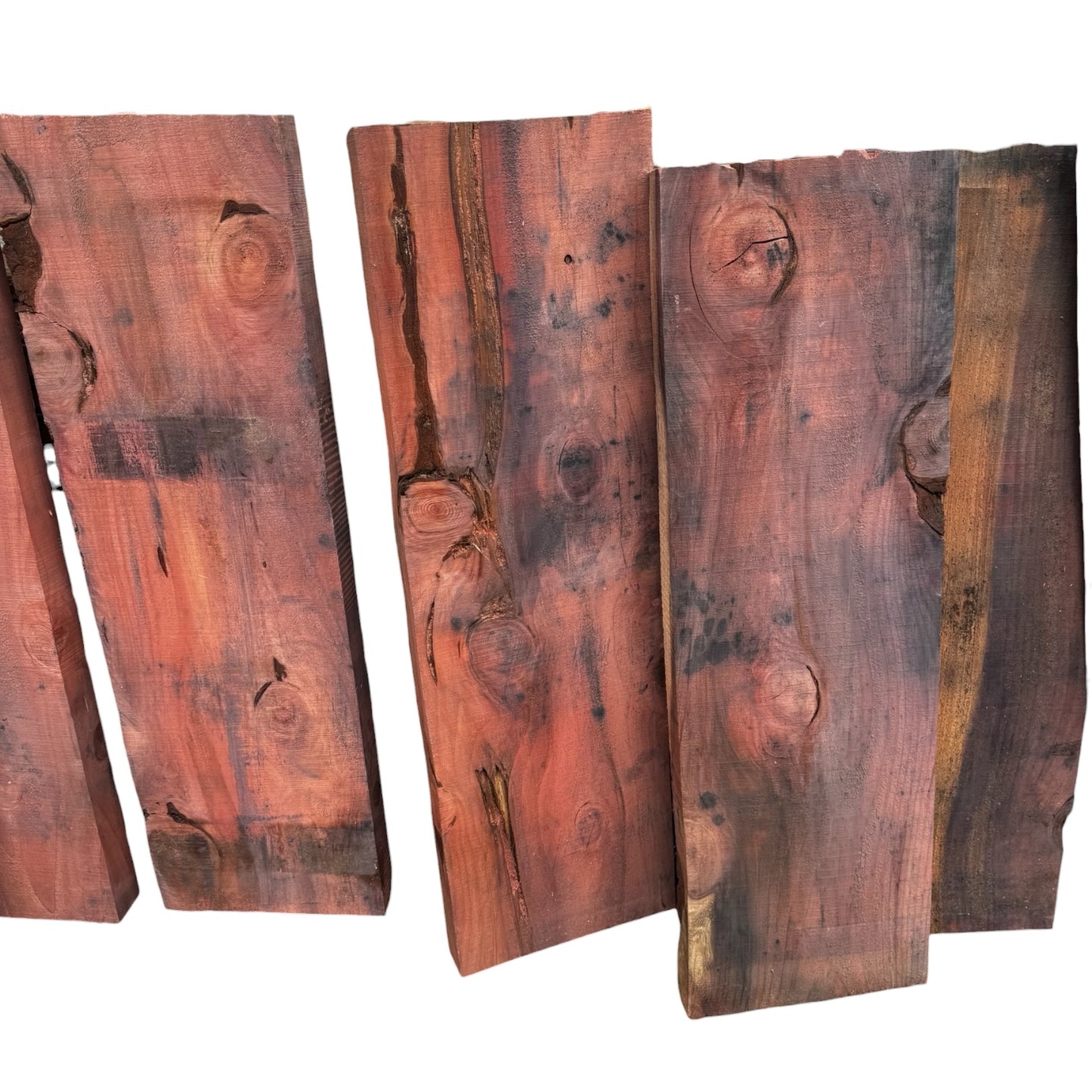 Giant Sequoia Redwood Slab Bundle | 7 Pieces | 35" Craft Boards