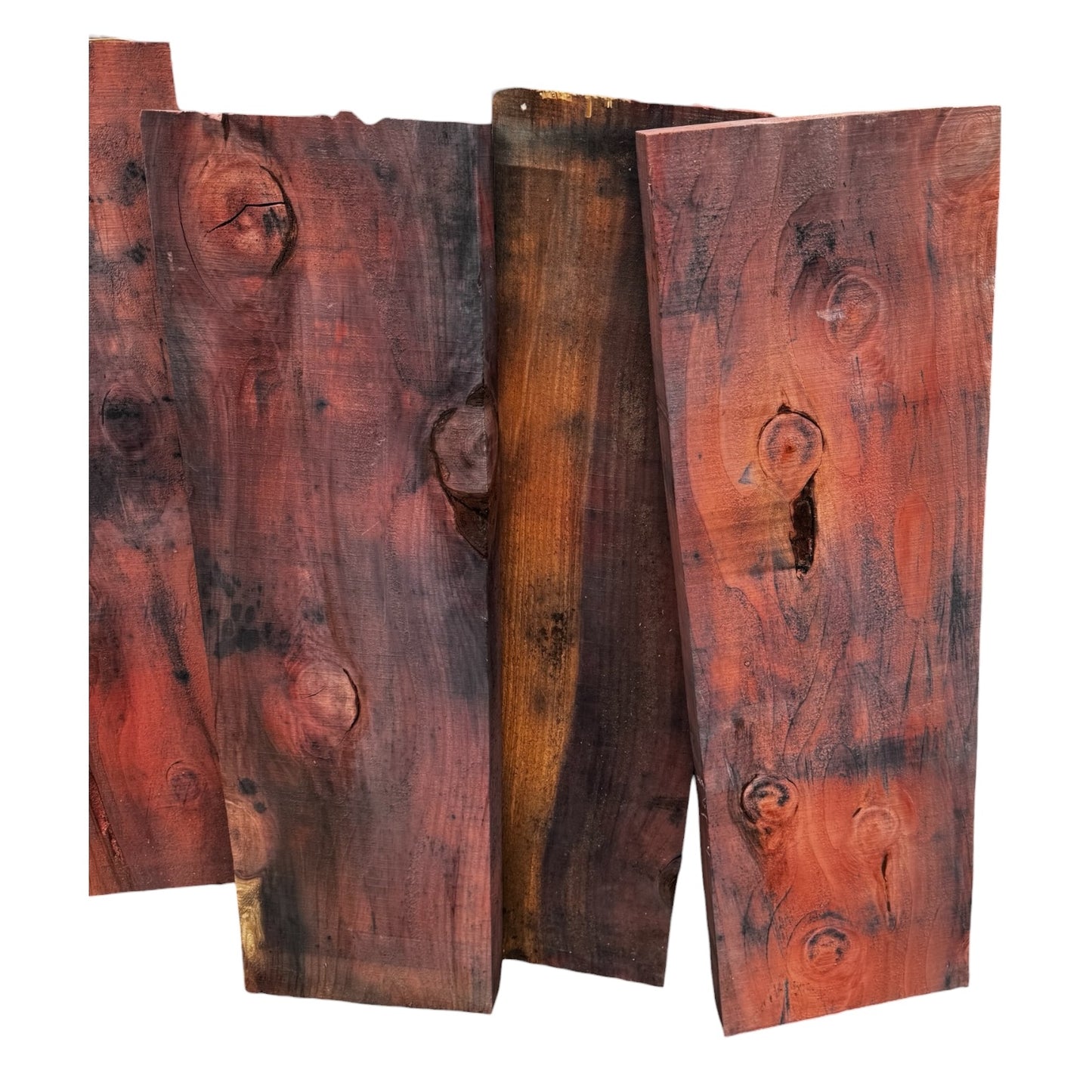 Giant Sequoia Redwood Slab Bundle | 7 Pieces | 35" Craft Boards