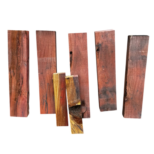 Giant Sequoia Redwood Lumber Bundle | Turning Blanks + 2x4s | 7 Pieces